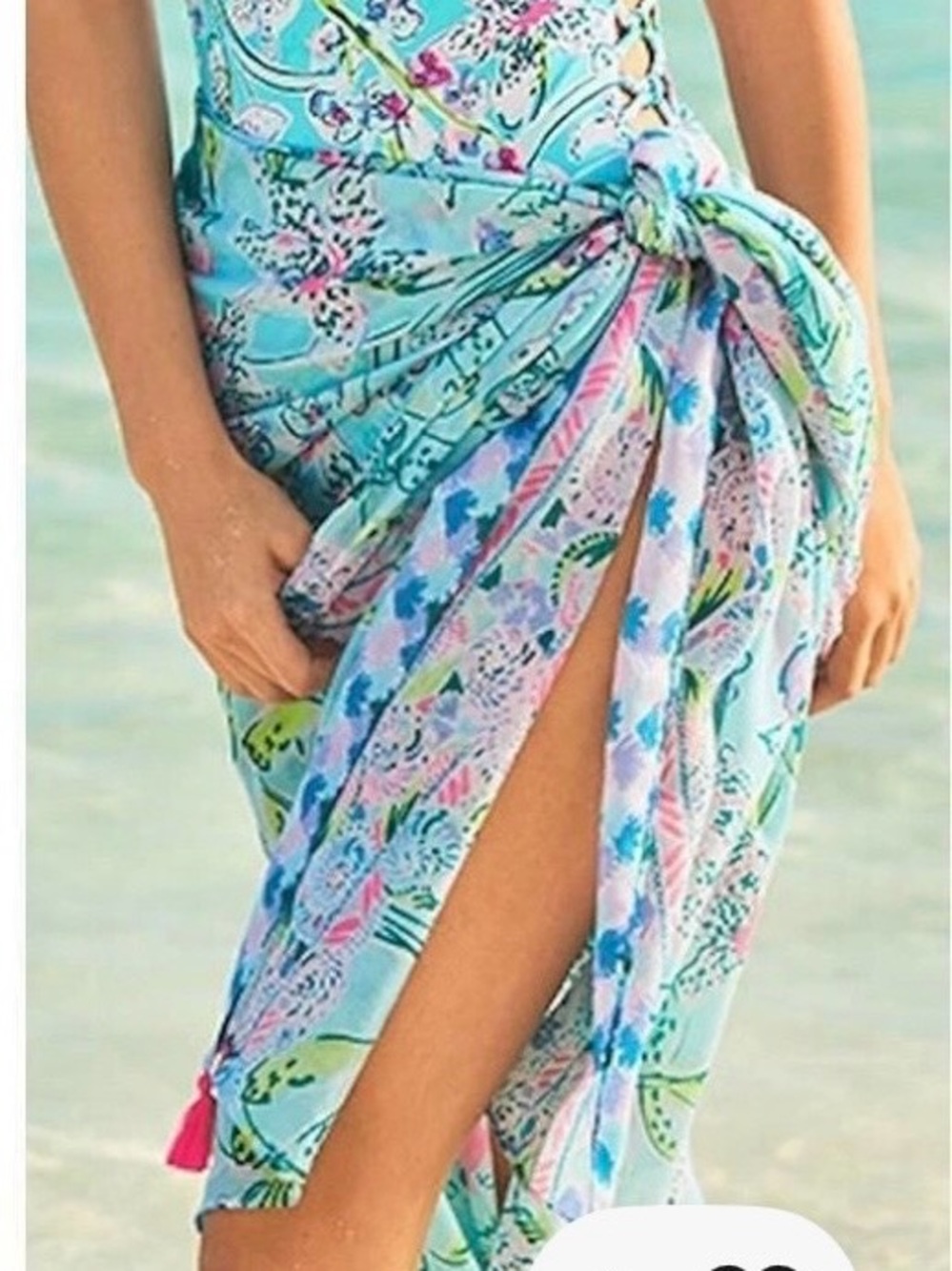Lilly Pulitzer Sarong Wrap- scarf/cover up